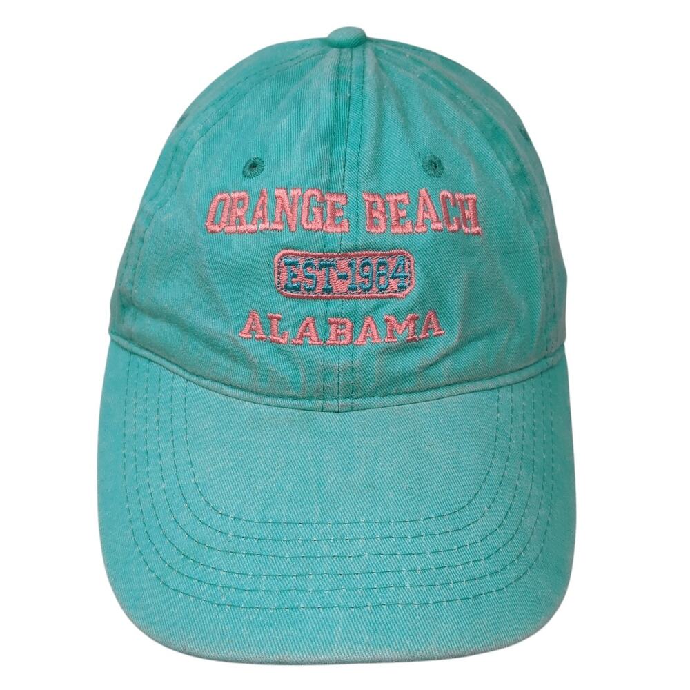 Orange Beach Alabama Strapback Hat Blue One Size Adjustable Kaufman